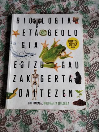 Libro de biología y geología 4eso