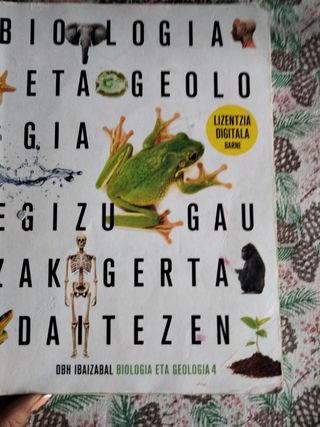 Libro de biología y geología 4eso