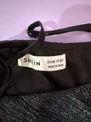 Mono Shein brillante talla 10 años