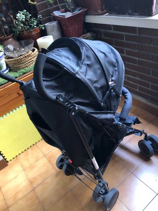 Silla de paseo bebé negra