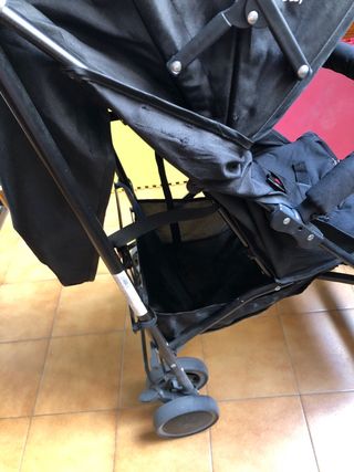 Silla de paseo bebé negra