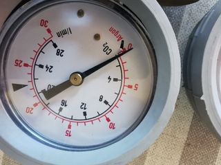 Manómetro Argón CO2