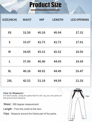 Pantalones de esquí/snow mujer Talla S