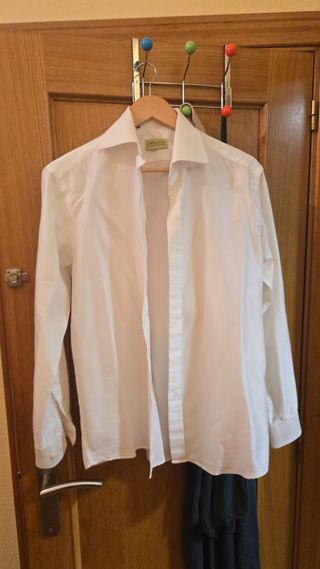 Camisa de vestir blanca ceremonia