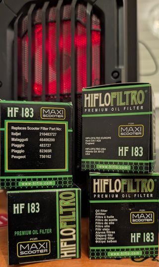 Filtro Aceite HifloFiltro HF183 Maxi Scooter