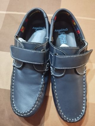 Mocasines niño Angelitos azul marino talla 37