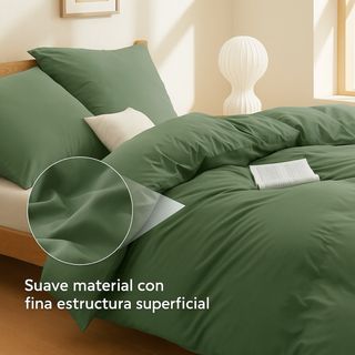 Ropa de cama verde oliva 135x200cm
