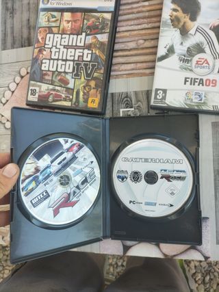 Pack 3 Juegos PC: GTA IV, FIFA 09, RACE