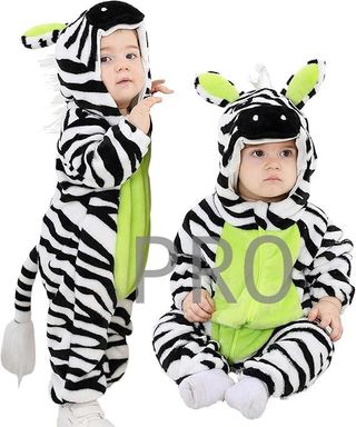 Divertido Disfraz de Cebra para Bebés de 1 a 5 Año