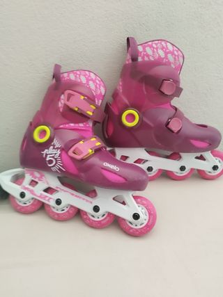 Patines Oxelo Rosas Talla Ajustable