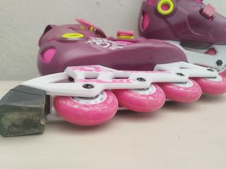 Patines Oxelo Rosas Talla Ajustable