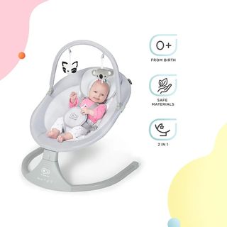 Silla Mecedora y Hamaca Eléctrica para Bebé