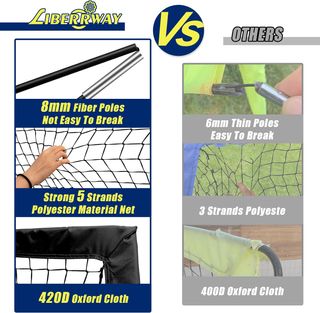 Set 2 Porte Calcio Bambini 120cm Nuove EA010