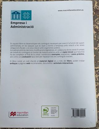 Llibre Empresa i Administració