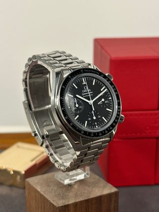 Omega Speedmaster Reduced Zafiro 39mm Negro
