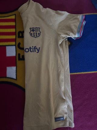 Camiseta FC Barcelona Nike Dorada Original