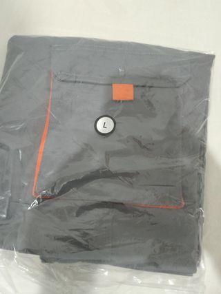 Pantalones de trabajo grises talla L