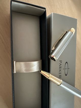 Parker Roller Acero Inoxidable Dorado