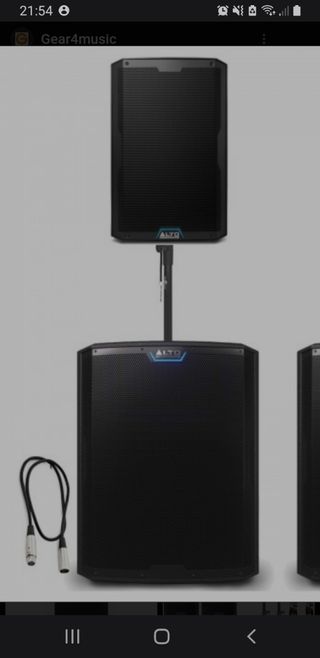 ALQUILER SUBWOOFER ALTO TS18S
