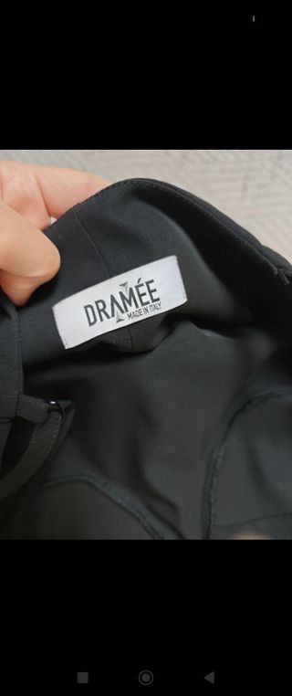 Abito da cerimonia nero e rosa