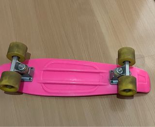 Patinete rosa plástico resistente