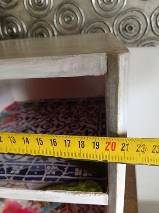 Estante pedestal Shabby Chic