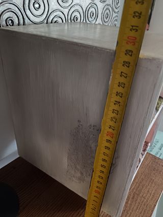 Estante pedestal Shabby Chic