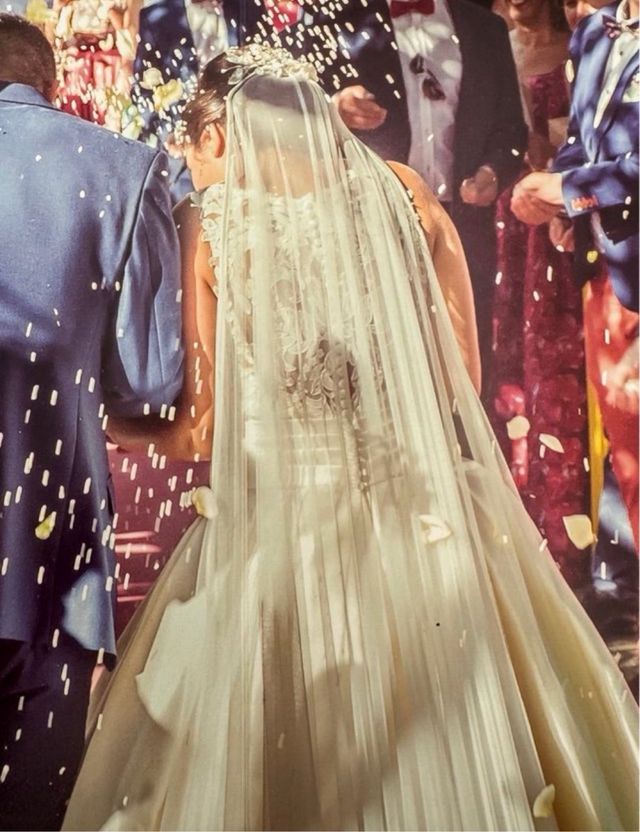 Velo de novia Rosa Clará