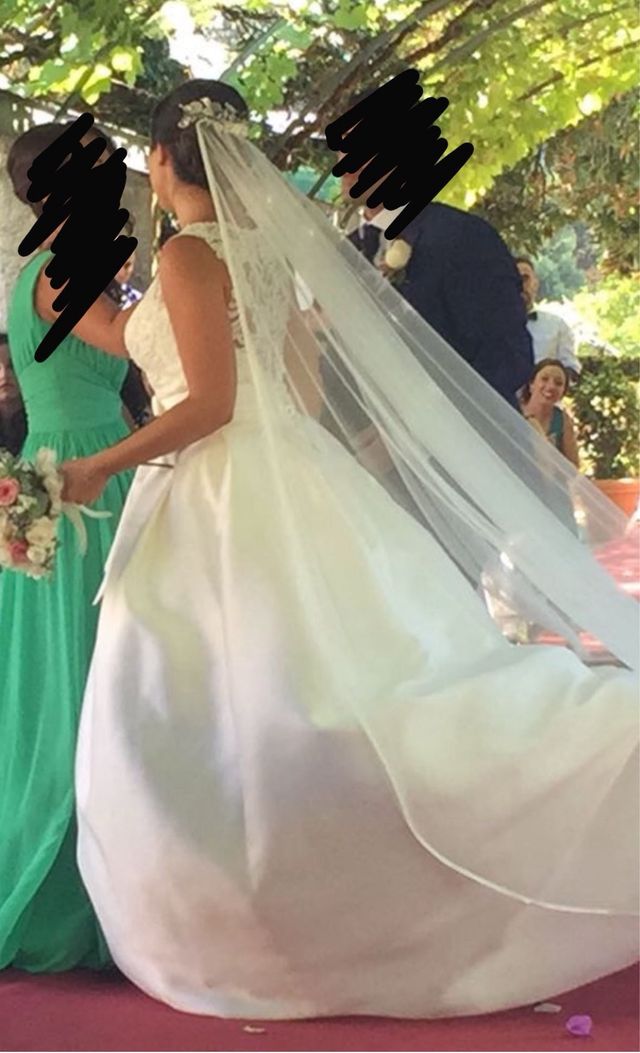 Velo de novia Rosa Clará