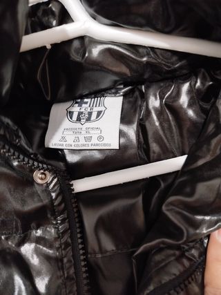 Chaqueta FCB Talla XL Negra