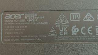 ACER R853T Chromebook (misma serie que R856T)