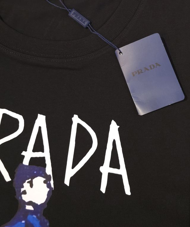 Camiseta Prada Hombre Negra Talla L Ref-54300