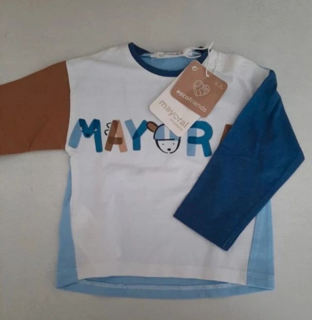 Maglietta a maniche Mayoral neonato