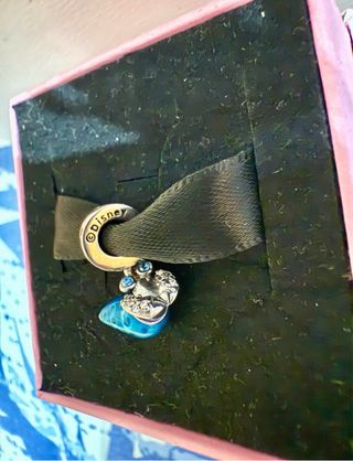 Charm Pandora Ermitaño Azul y Plateado