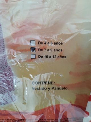 Disfraz Chulapa 7/9 años nuevo