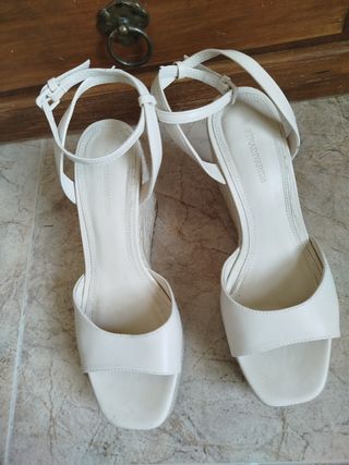 Sandalias de esparto para mujer