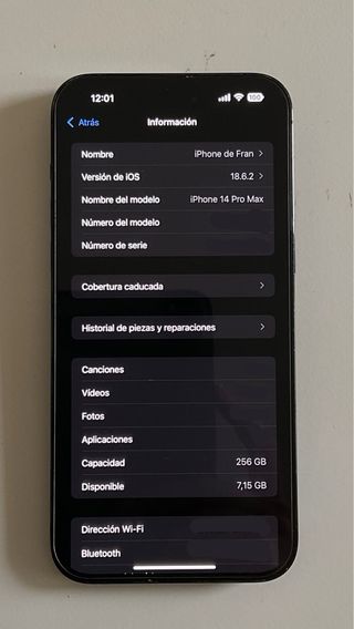 iPhone 14 Pro Max 256GB Negro + fundas y protector