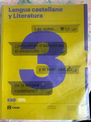 Lengua castellana y Literatura 3 ESO LOMLOE