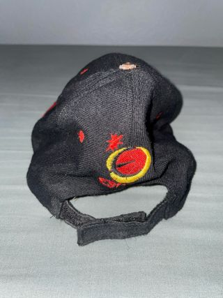 Gorra España Negra y Roja