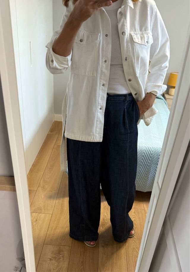 Chaqueta Zara Blanca