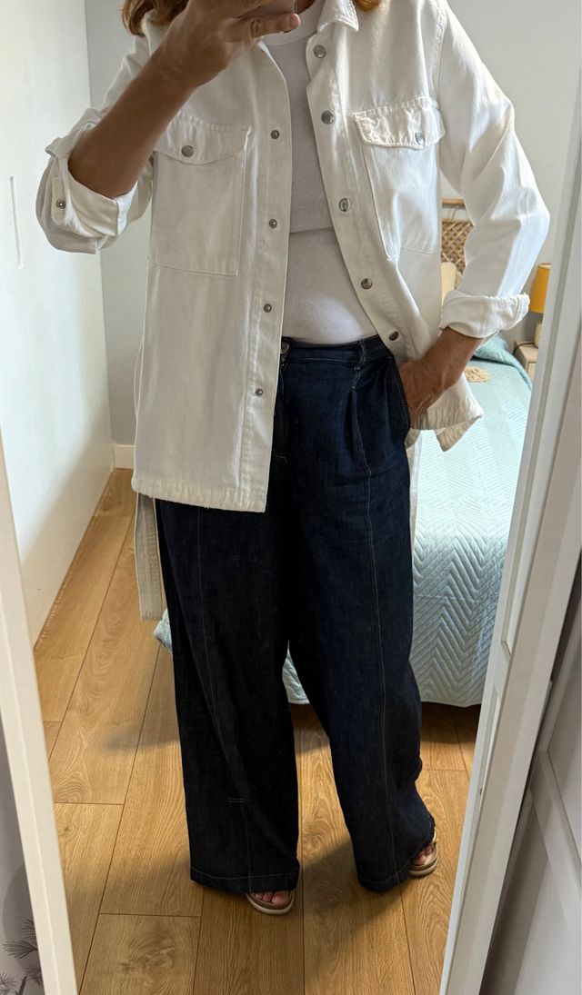 Chaqueta Zara Blanca