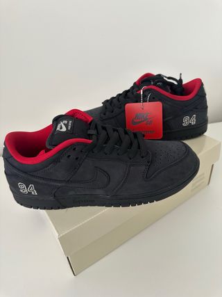 Nike Dunk Low Supreme x Supreme 94 Negro  42.5 9us