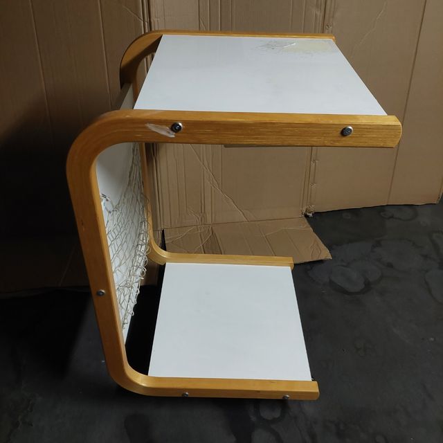 Mesa auxiliar escritorio madera blanca