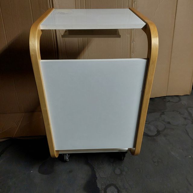 Mesa auxiliar escritorio madera blanca