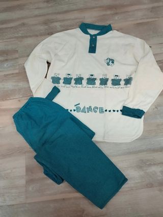 Pijama invierno ratoncitos talla M