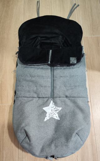 Saco para carrito gris con estrella