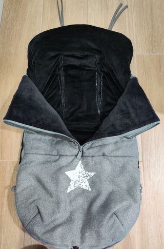 Saco para carrito gris con estrella