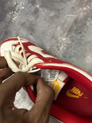 Nike Dunk Rosse e Bianche