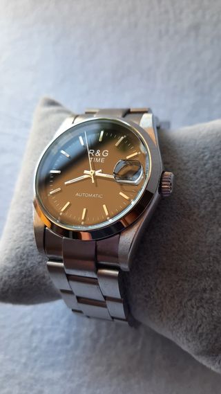 Orologio R&G TIME Automatico Uomo Nero Argento