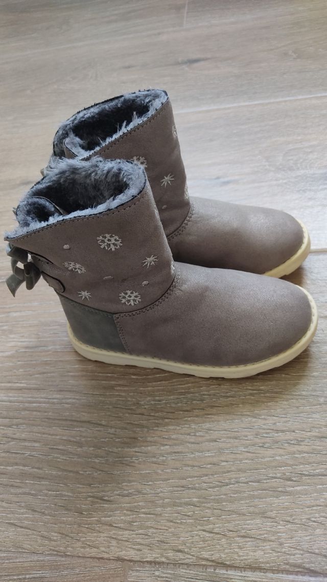 Botas niña grises T.29